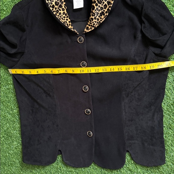 Vintage Suede Jacket Leopard Jacket - Picture 7 of 16
